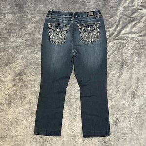 2000s earl bedazzled slim jeans